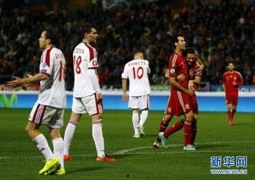 世欧预第一阶段C组第9轮 丹麦VS白俄罗斯,丹麦力克白俄罗斯，巩固小组领先地位